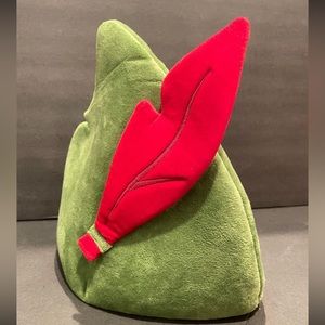 Peter Pan Plush Hat Cartoon Disney New Adult Feather Soft Beanie